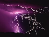 purple lightning